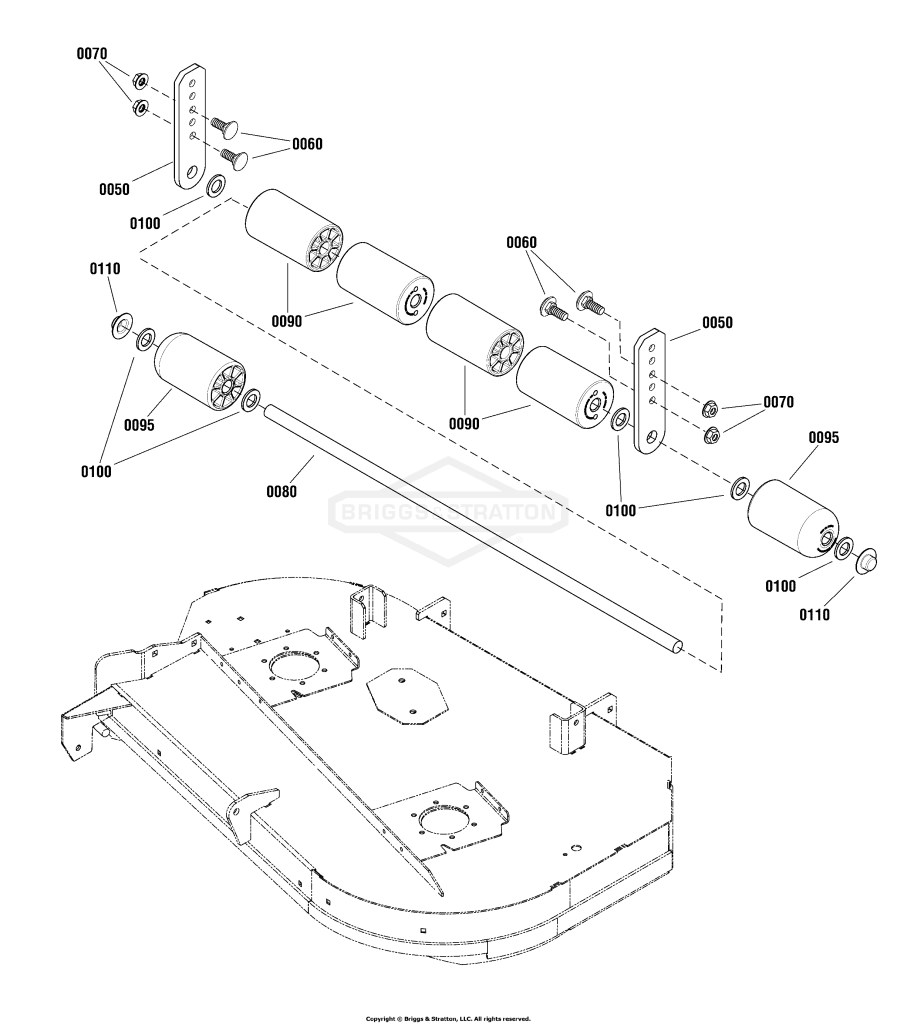 42 (107cm) Mower Deck - Roller Group