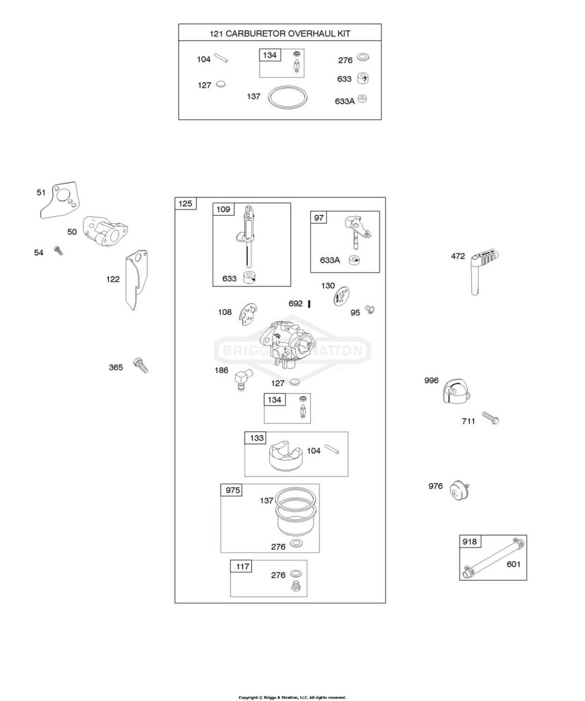 Carburetor, Carburetor Overhaul Kit