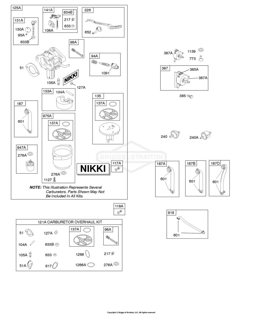 Carburetor, Kit - Carburetor Overhaul
