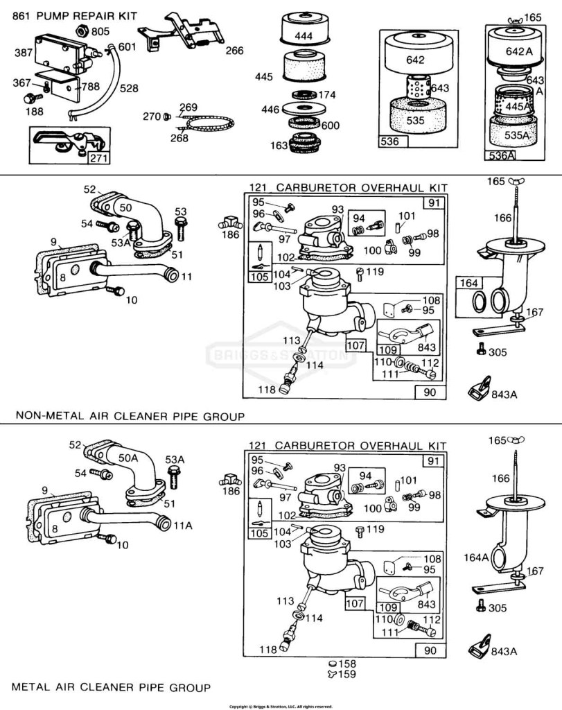 Carburetors,Air Cleaner Grps