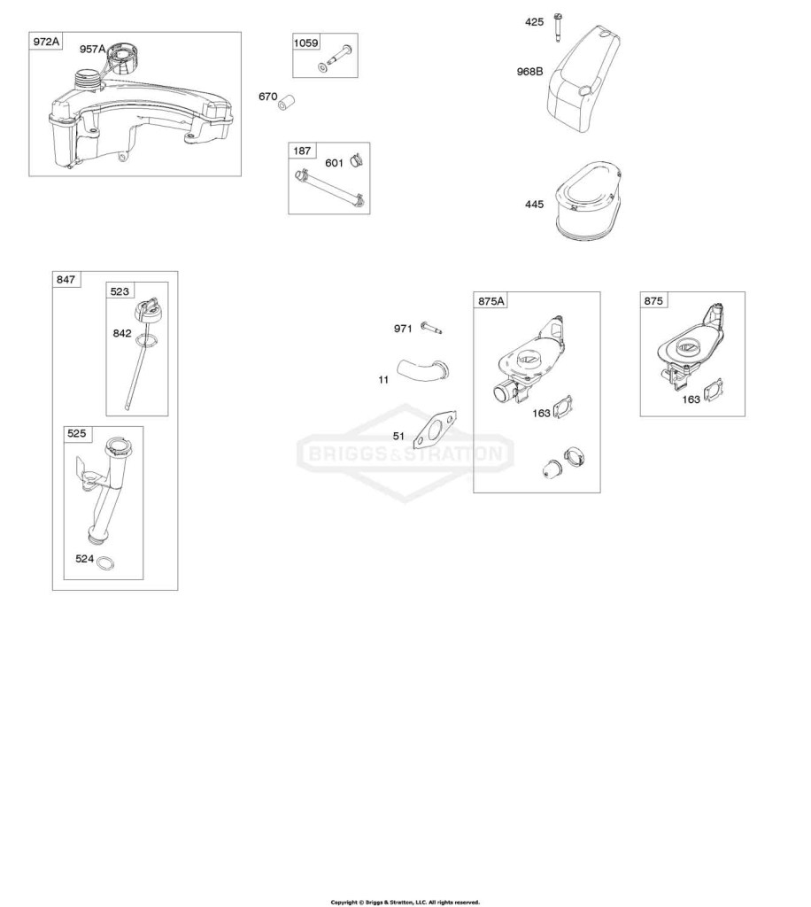 Air Cleaner, Fuel Supply, Lubrication