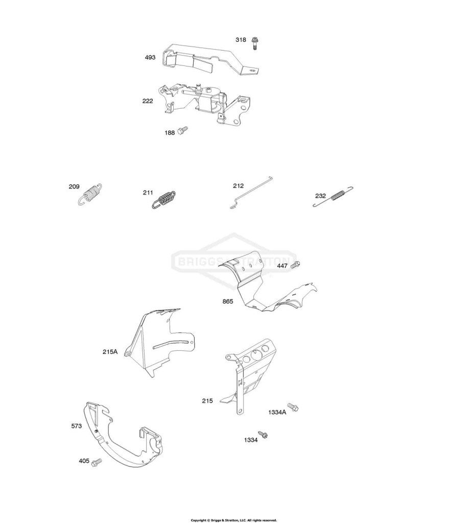 Air Guides, Springs, Control Bracket