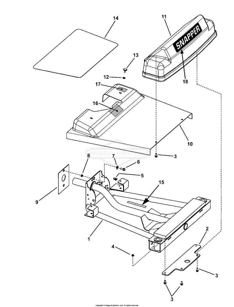 42 FRONT FRAME & COVER ASSEMBLY