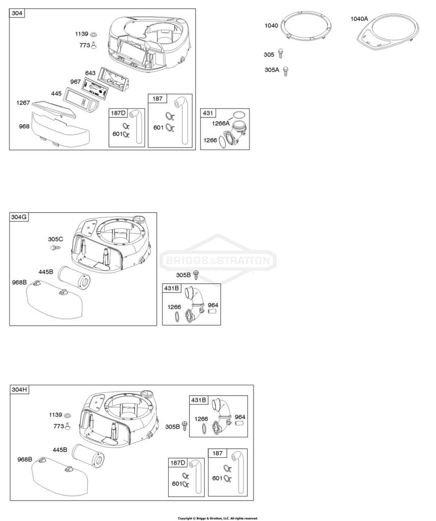 Air Cleaner, Blower Housing