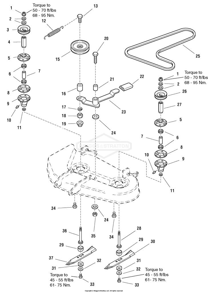 34 Mower Deck - Drive & Arbor