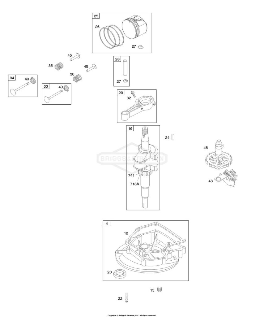 Camshaft, Crankcase Cover/Sump, Crankshaft, Piston/Rings/Connecting Rod