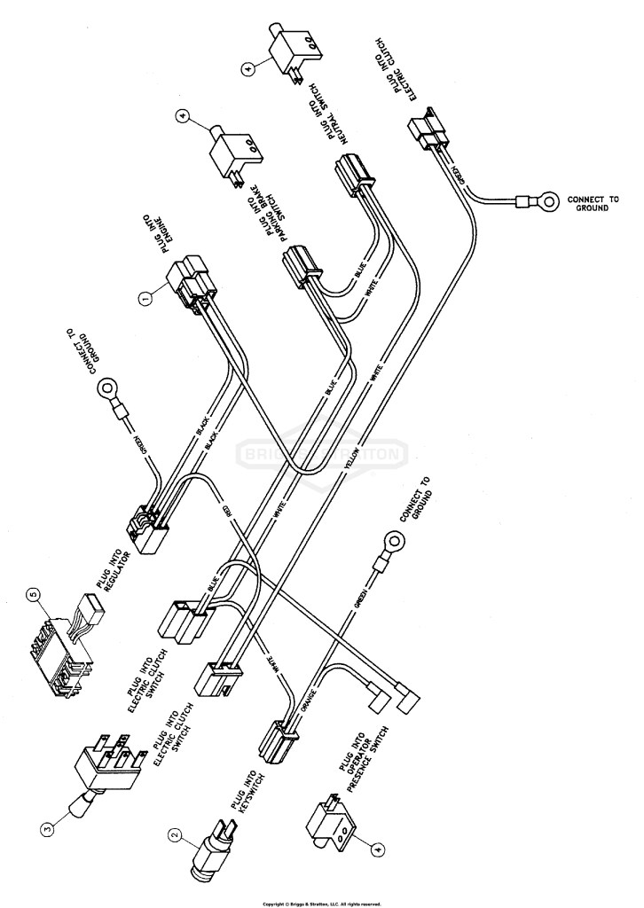 Electrical Schematic - DDS 14HP Kawasaki Manual Start