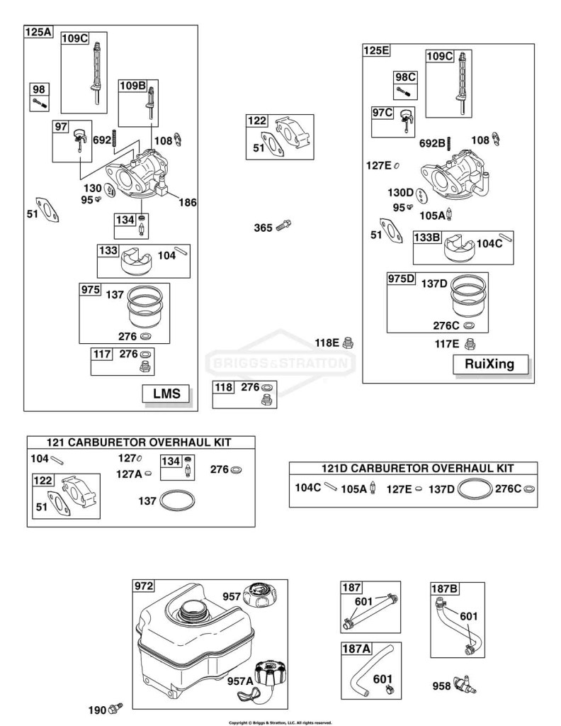 Carburetor, Fuel Supply