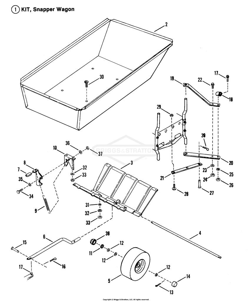 Bag-N-Wagon Accessory, Dump Cart