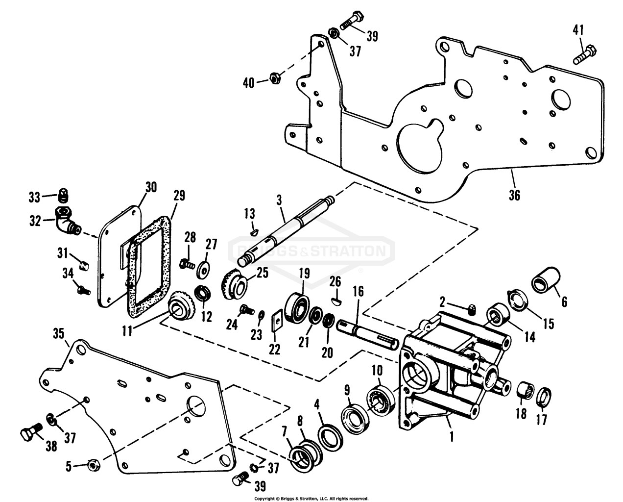 BEVEL GEAR HOUSING