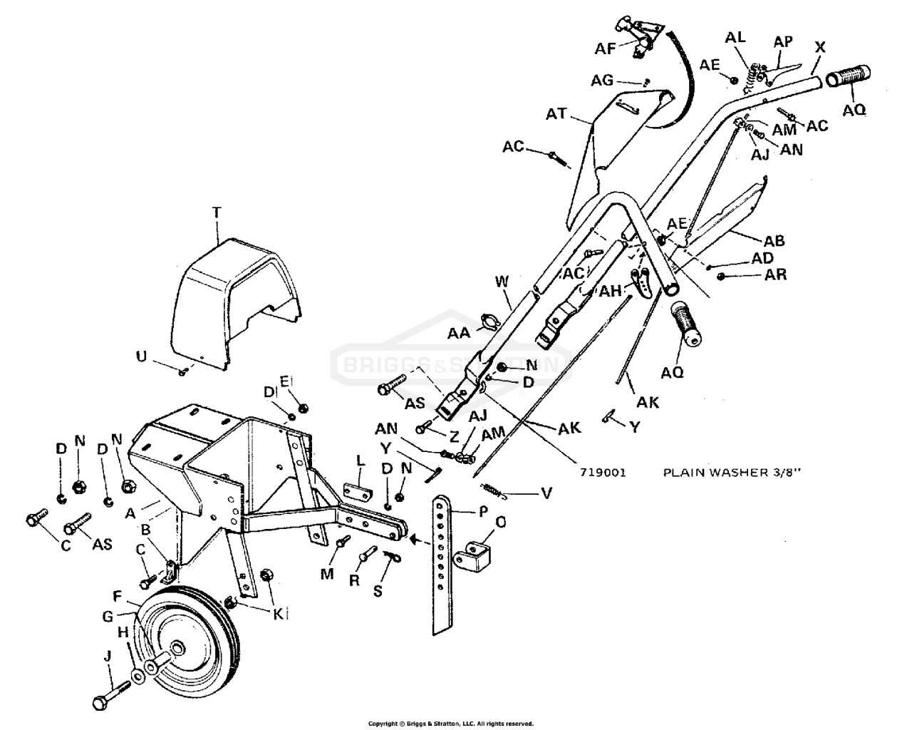 Frame, Handles and Controls Group (2931I01)