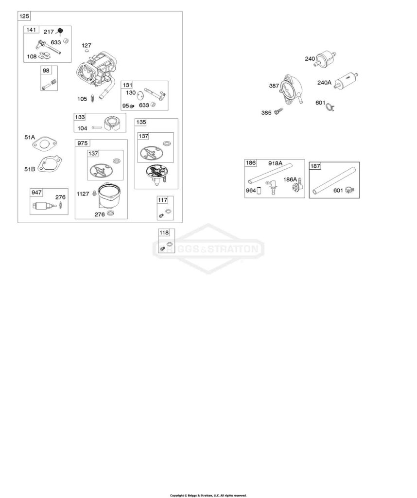 Carburetor, Fuel Supply
