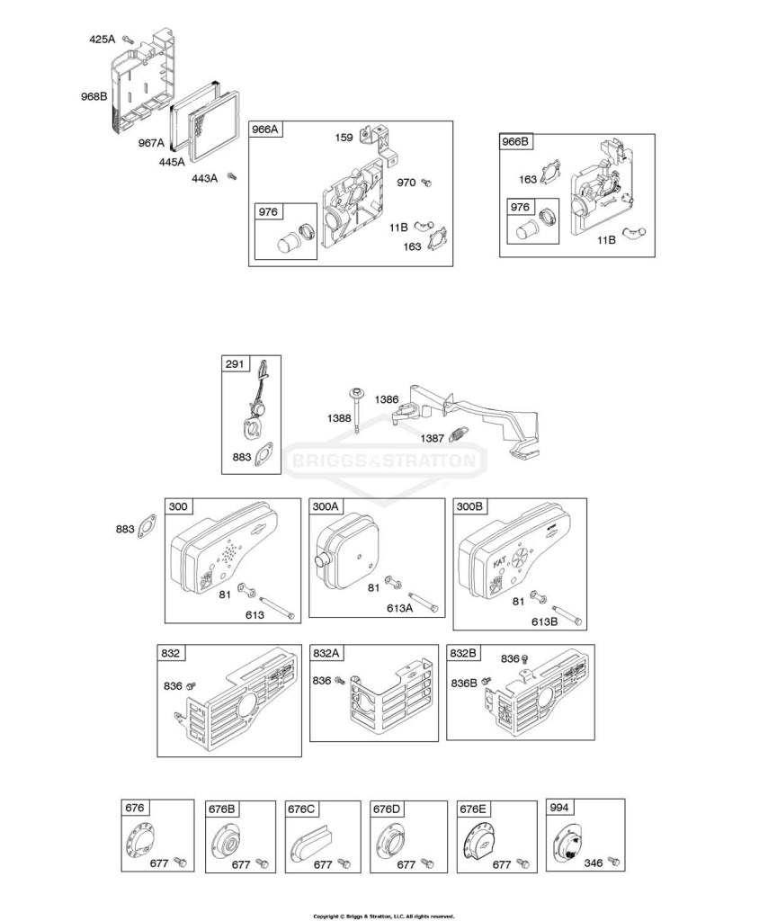 Air Cleaner, Exhaust System