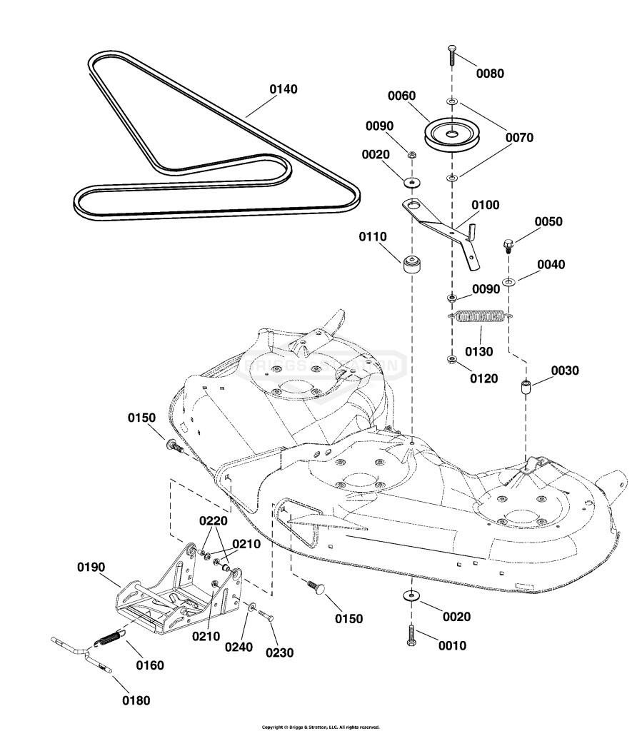 46 (117cm) Mower Deck - Clutch Group
