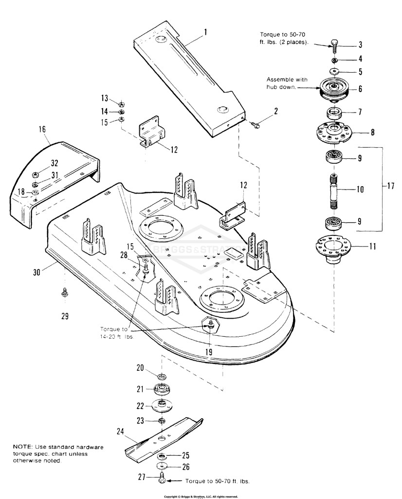 36 Mower Deck & Arbor Group