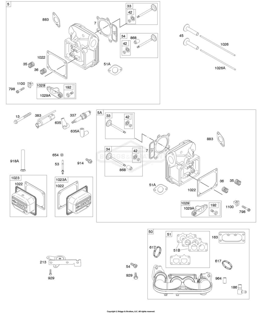 Cylinder Head, Rocker Arm Cover, Intake Manifold