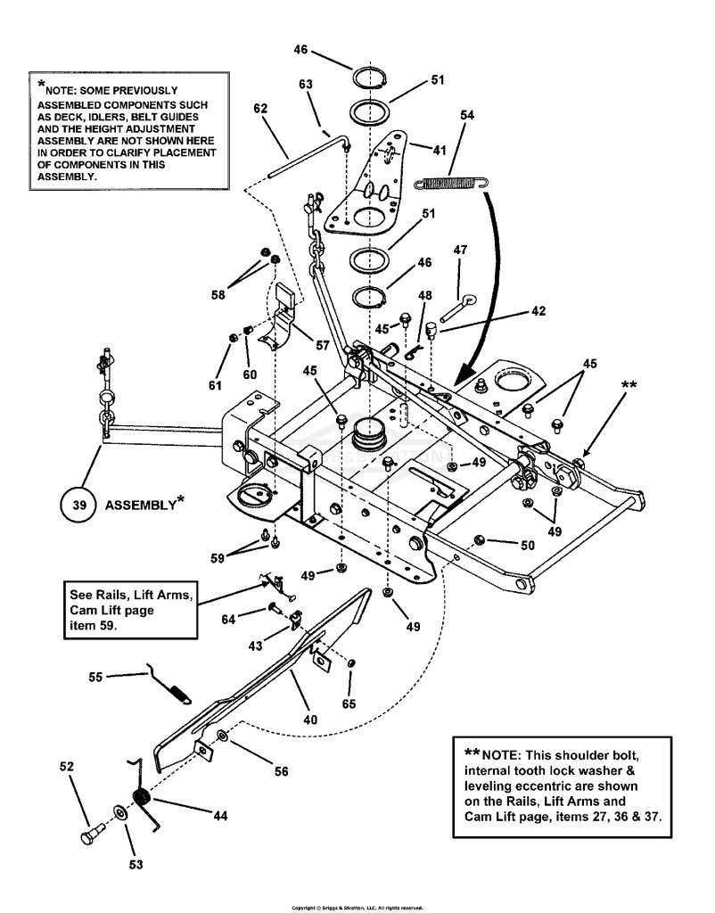 42 MOWER DECK ASSEMBLY PT.2