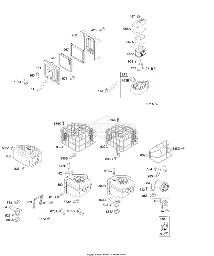 Air Cleaner, Muffler