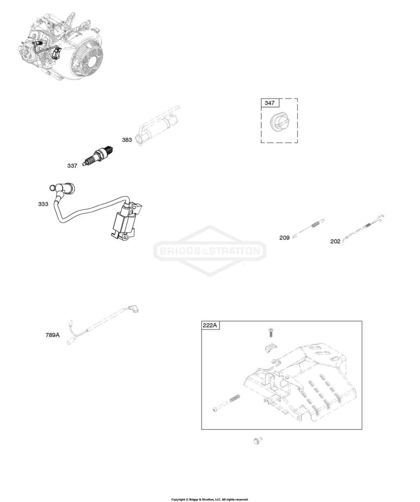 Armature, Controls, Electrical System, Governor Spring, Ignition, Spark Plug