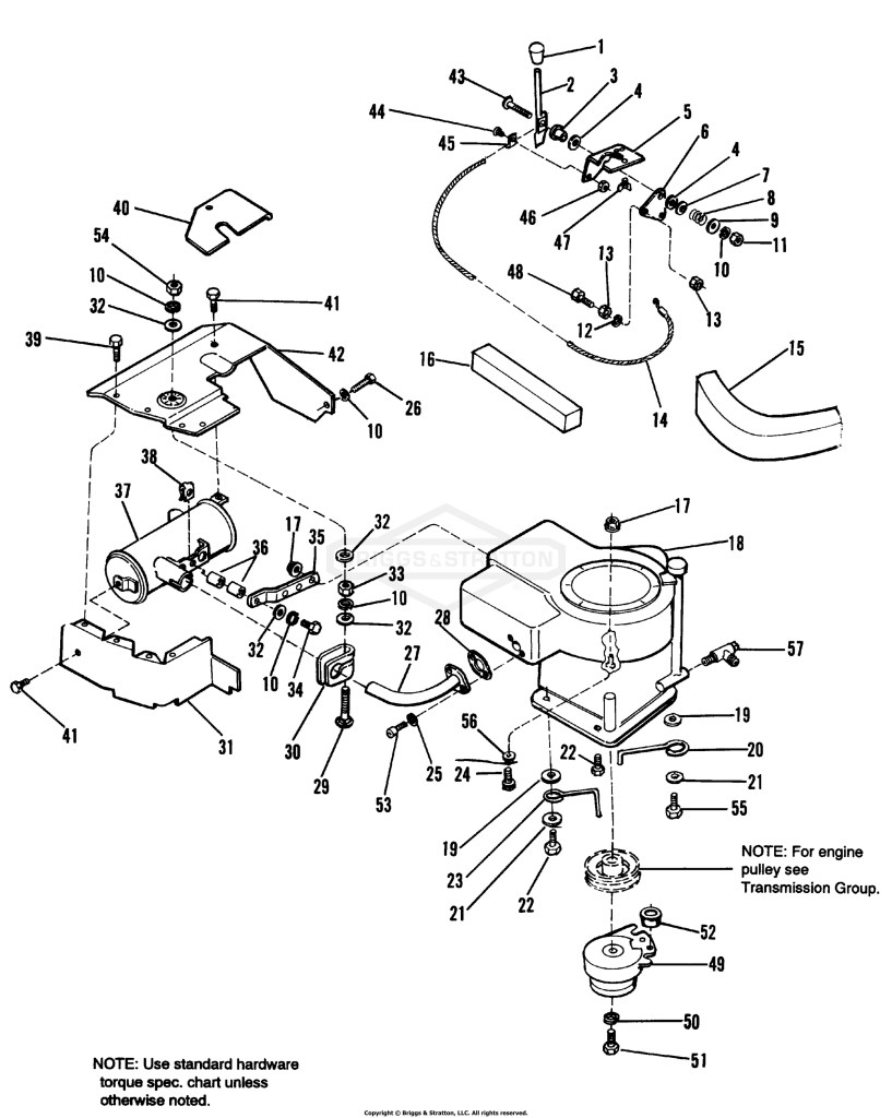 Engine Group - Electric Clutch