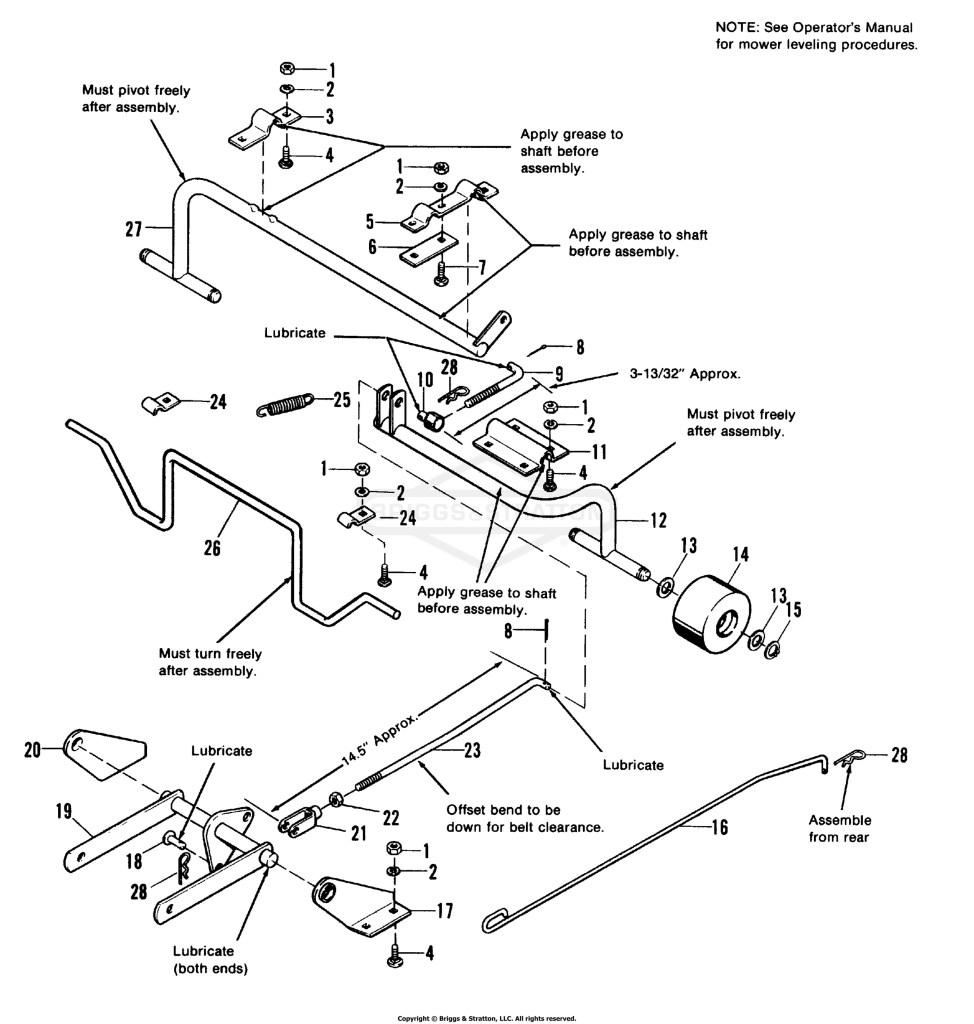 36 Linkage & Roller Support Group