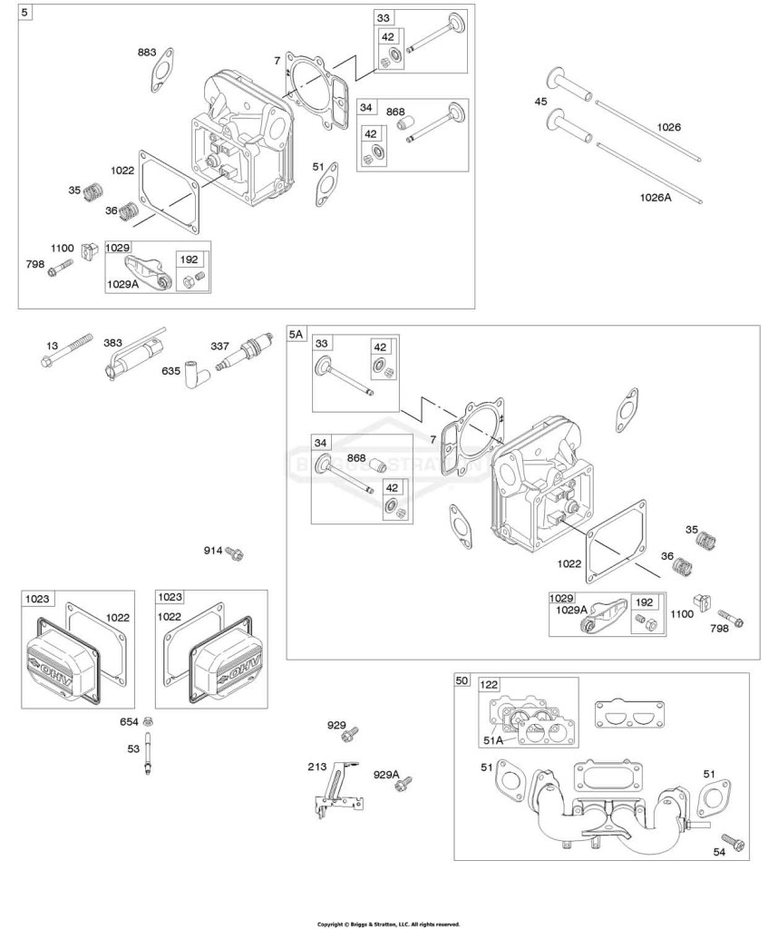 Cylinder Head, Rocker Arm Cover, Intake Manifold