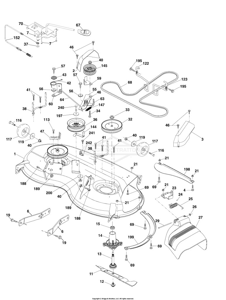 44 Mower Deck Group