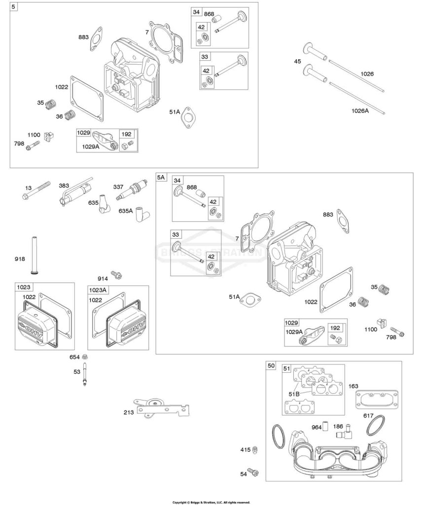 Cylinder Head, Rocker Arm Cover, Intake Manifold