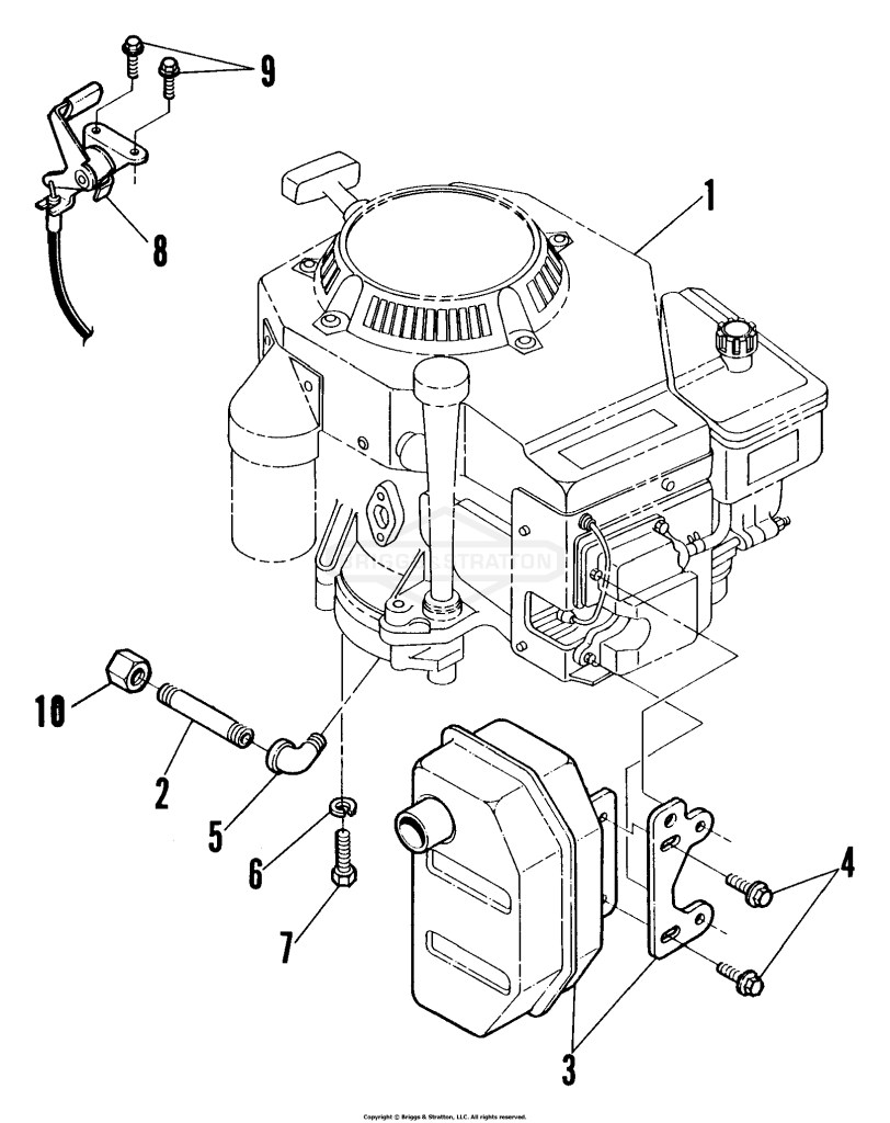 14 HP Engine Subassembly