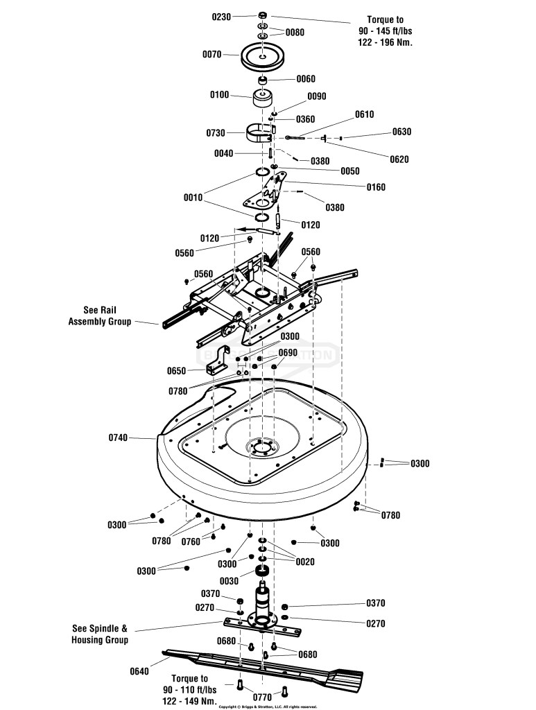 33 Mower Deck - Arbors & Blades Group (7503101)