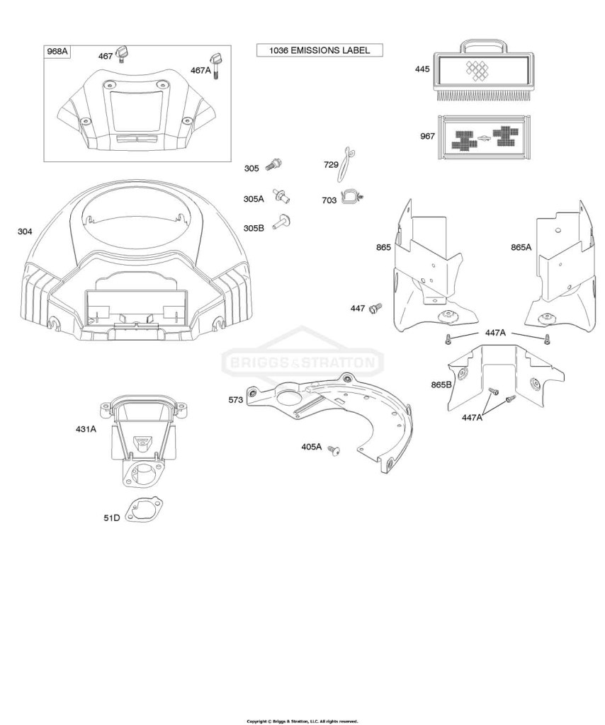 Air Cleaner, Blower Housing