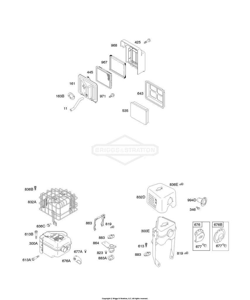 Air Cleaner, Exhaust System