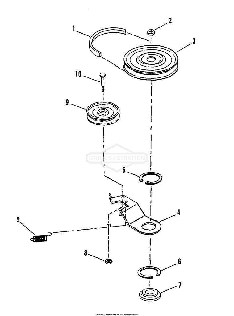 Belt, Blade Brake - 42 Cutting Deck