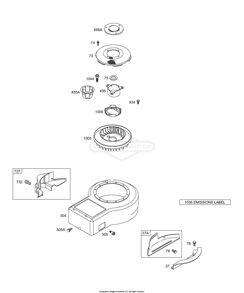 Blower Housing, Rotating Screen