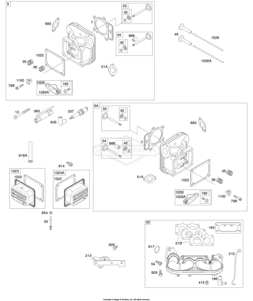 Cylinder Head, Rocker Arm Cover, Intake Manifold