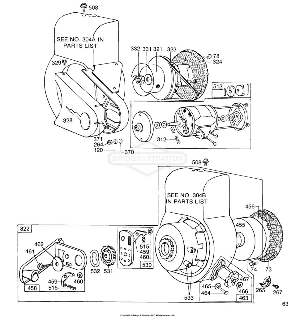 Blower Hsgs,Rewind Starters