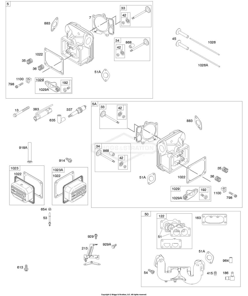 Cylinder Head, Rocker Arm Cover, Intake Manifold