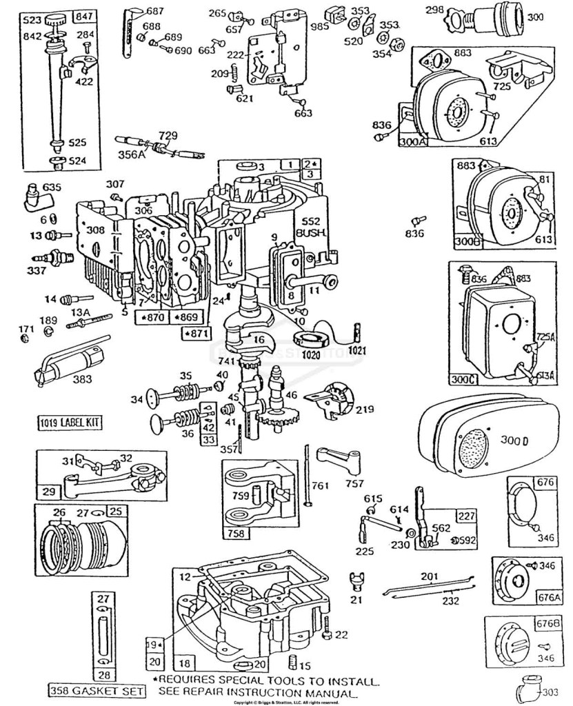 Cyl,Sump,Mufflers,Piston,Oil