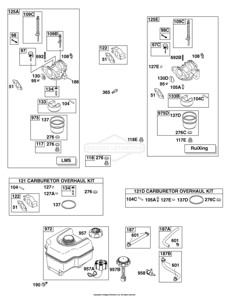 Carburetor, Fuel Supply