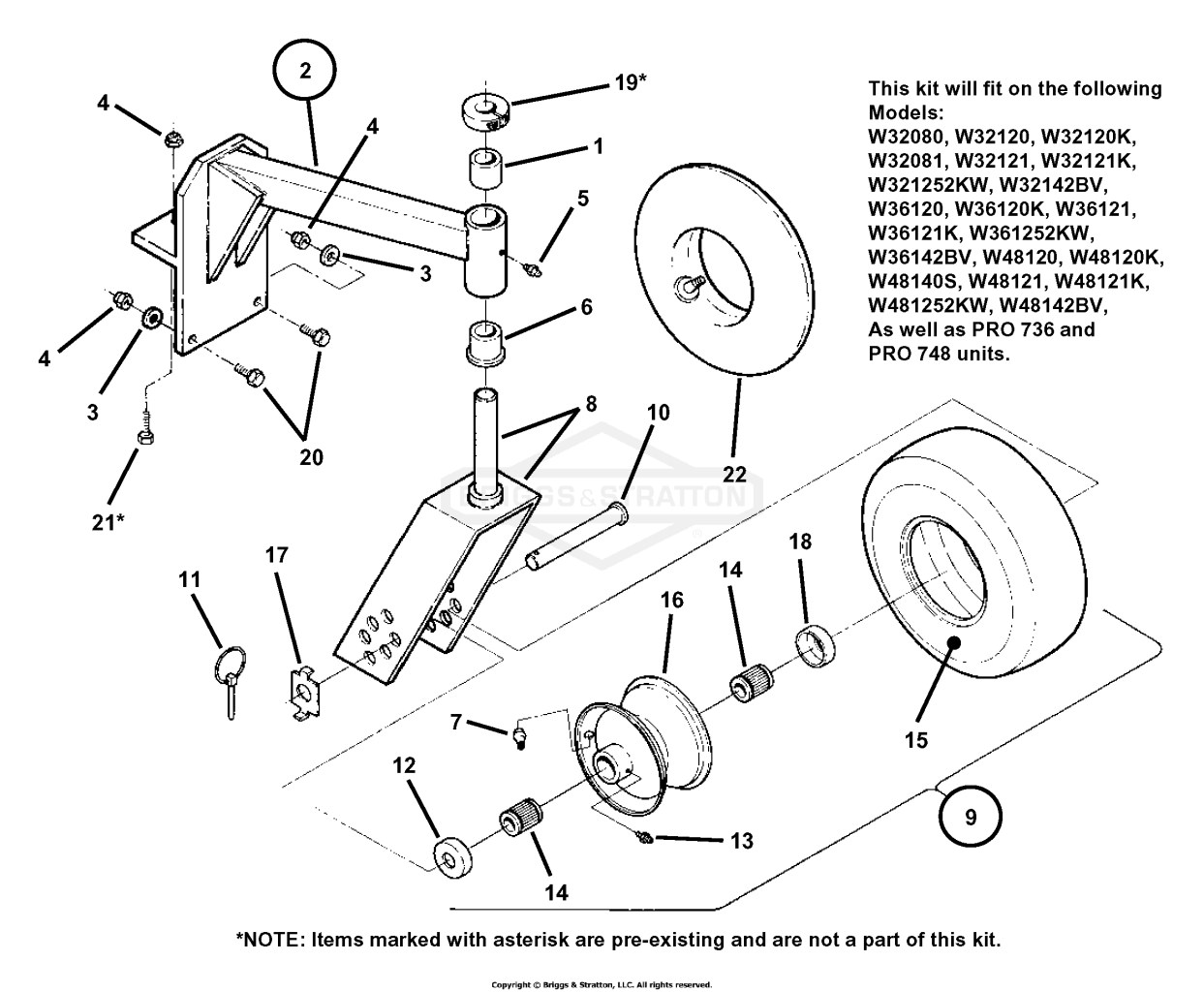 Caster Height Adjustment (Pneumatic)