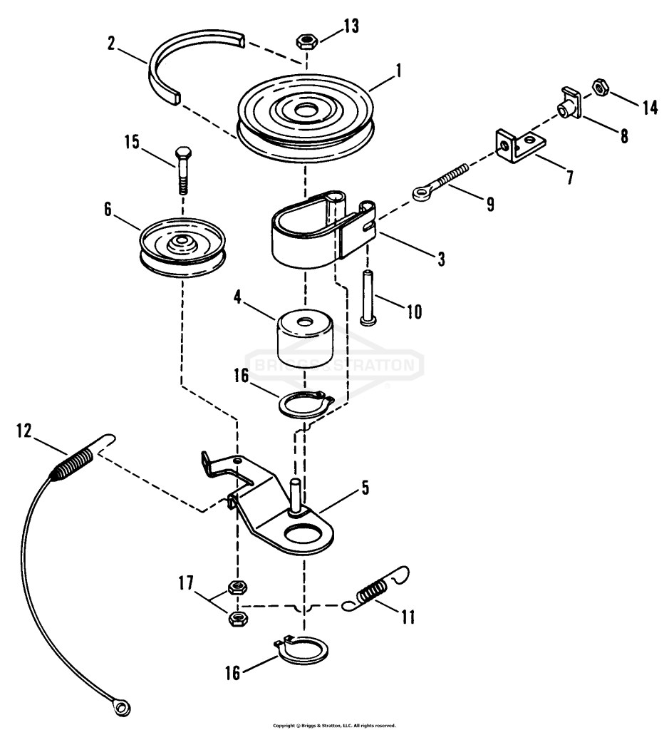 Belt, Blade Brake, 41 Deck