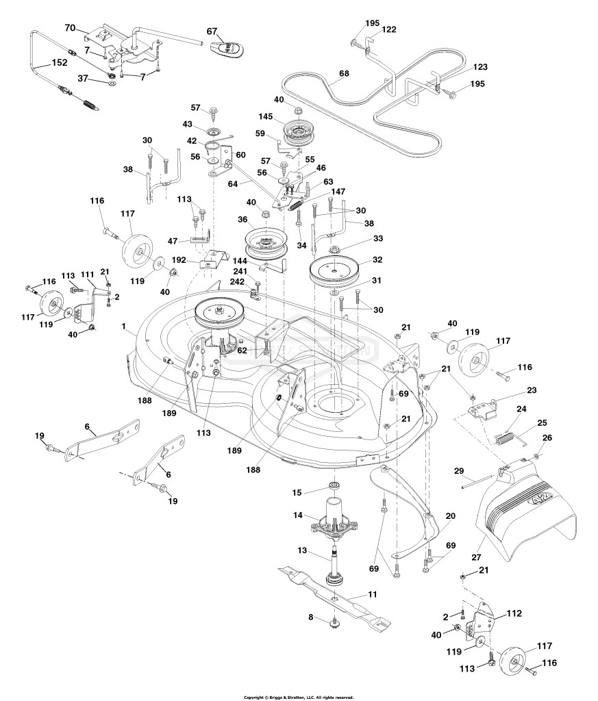 42 Mower Deck Group
