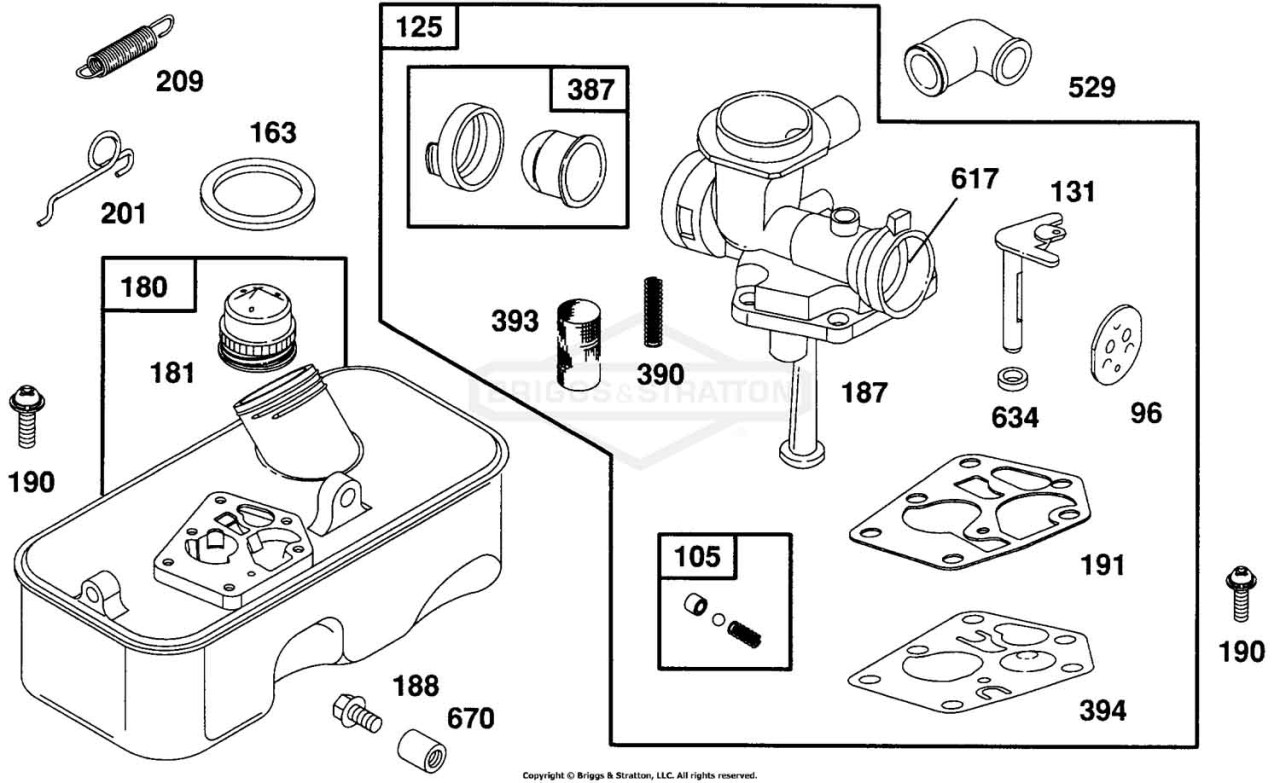 Carburetor Assy, Fuel Tank