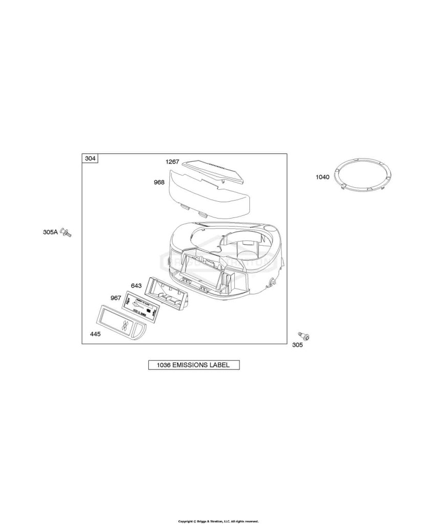 Air Cleaner, Blower Housing