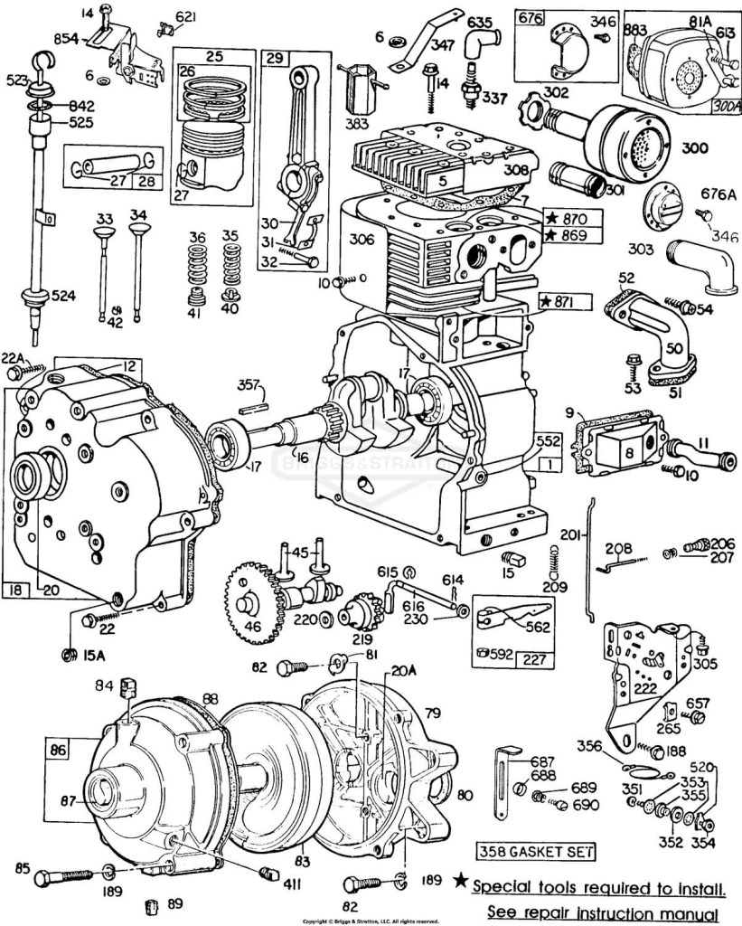 Cylinder,Gear Case,Piston