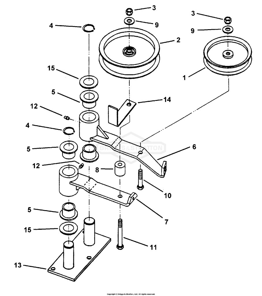 48 & 61 DECK IDLER ASSEMBLY