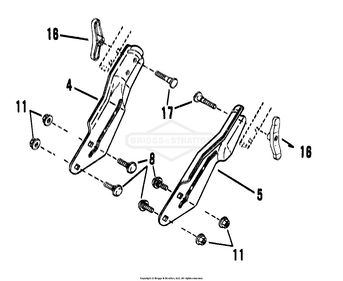 Lower Handles 19EO5 '88 Model Year