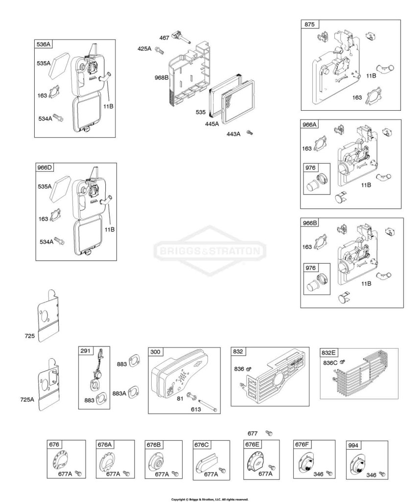 Air Cleaner, Exhaust System