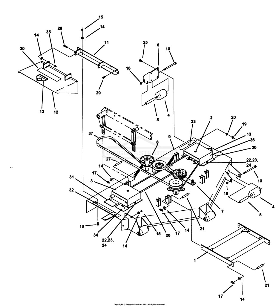 48 Deck Assembly