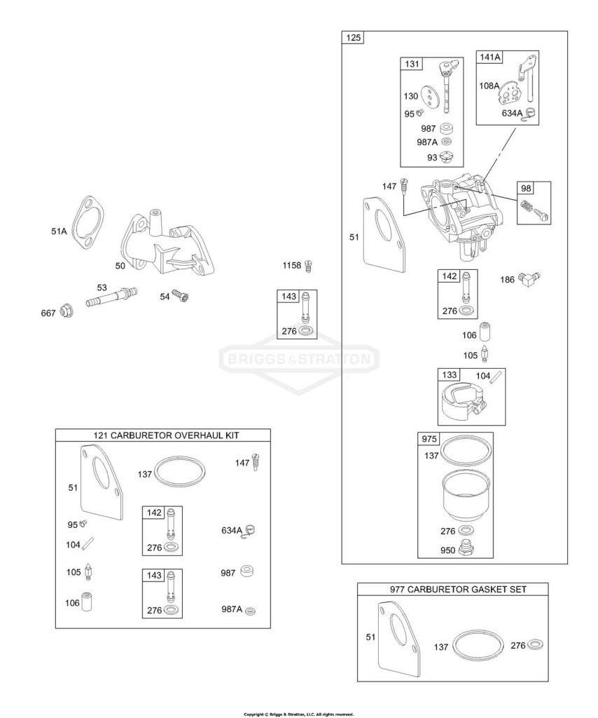 Carburetor, Gaskets